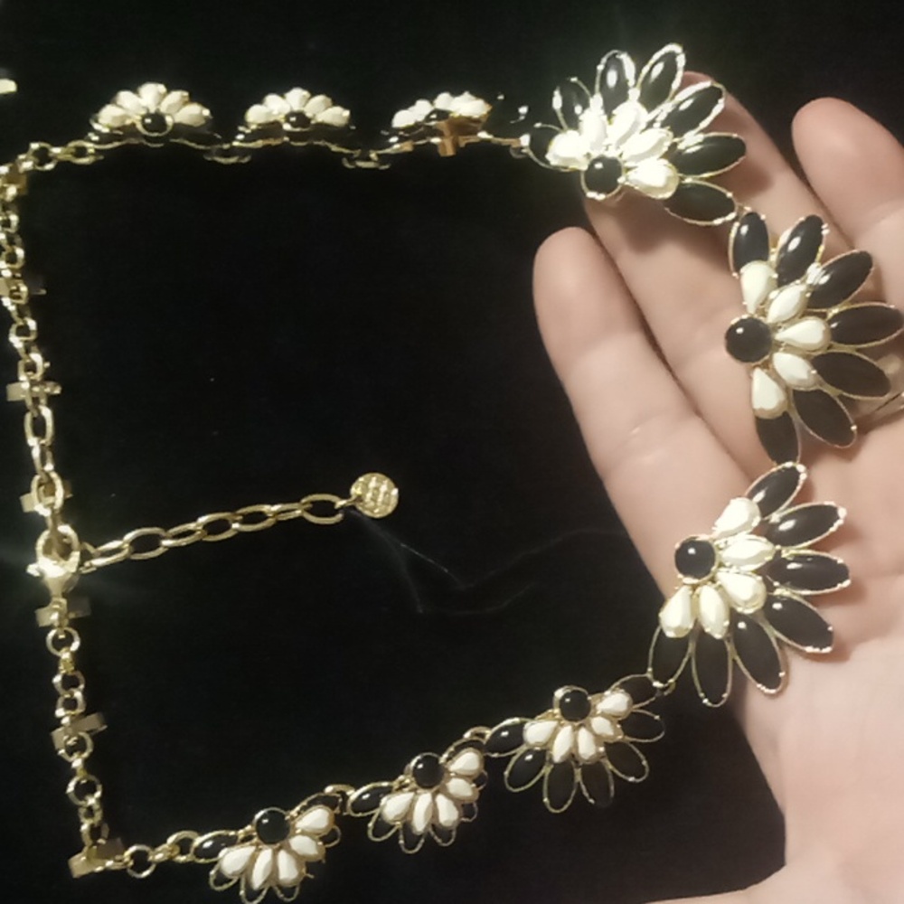 Talbots Gold Collar Pendant Necklace 18+3 In Long NWOT